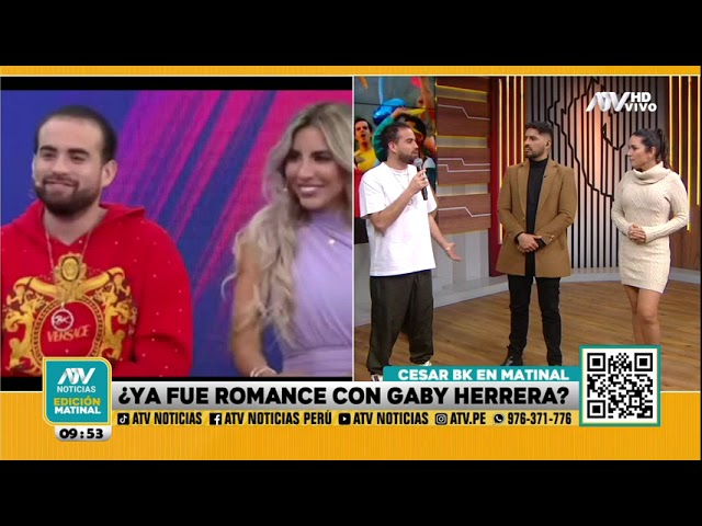 ⁣César BK anuncia el final de su relación con Gabriela Herrera