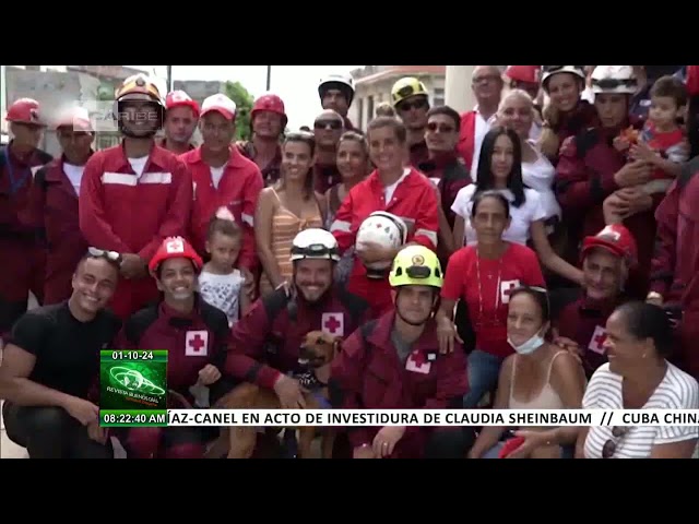 ⁣Entrega y abnegación de voluntarios de la Cruz Roja Cubana