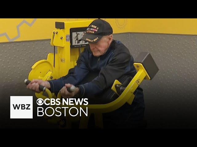 ⁣New Hampshire WWII veteran still hitting the gym at 95 years old