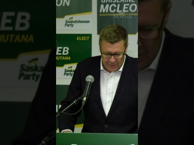 ⁣Scott Moe announces Sask. election for Oct. 28