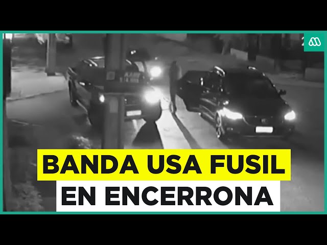 ⁣Banda usa fusil en encerrona: Vecinos de las victimas frustran robo