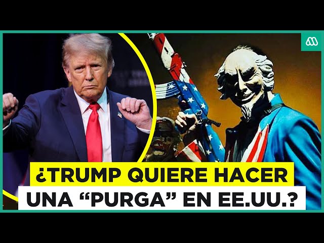 ⁣¿Como "La Purga"? Trump propone drástica medida de seguridad en Estados Unidos