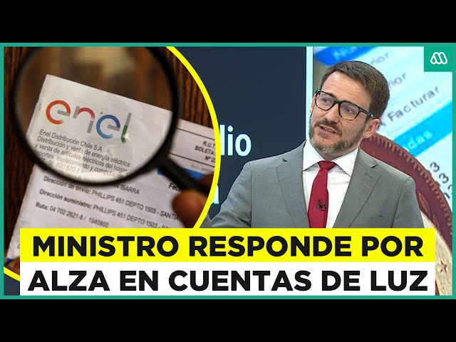 ⁣Cuentas de la luz: Ministro Pardow responde todo lo que debes saber