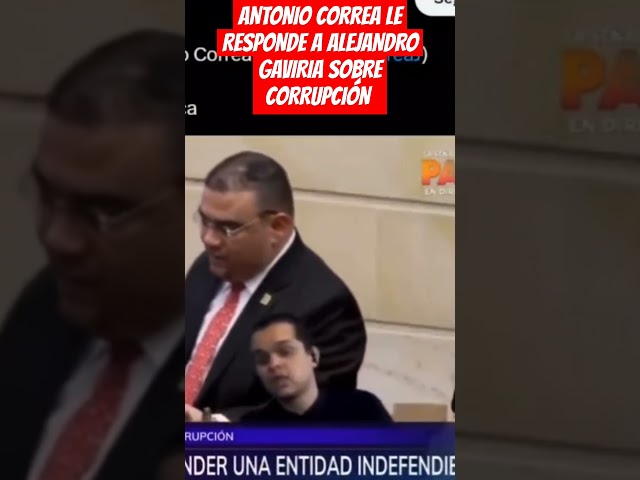 ⁣ANTONIO CORREA LE RESPONDE A ALEJANDRO GAVIRIA SOBRE CORRUPCIÓN