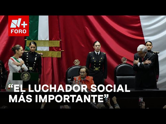 ⁣Sheinbaum: AMLO es el luchador social más importante de la historia moderna - Las Noticias