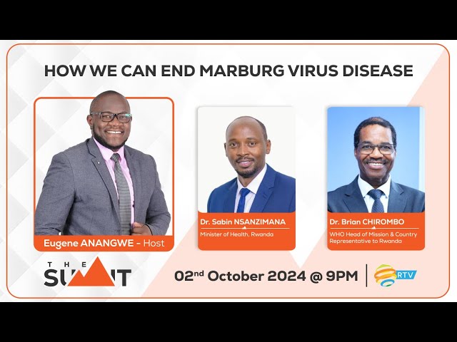 ⁣#TheSummitRw: HOW WE CAN END MURBURG VIRUS DISEASE