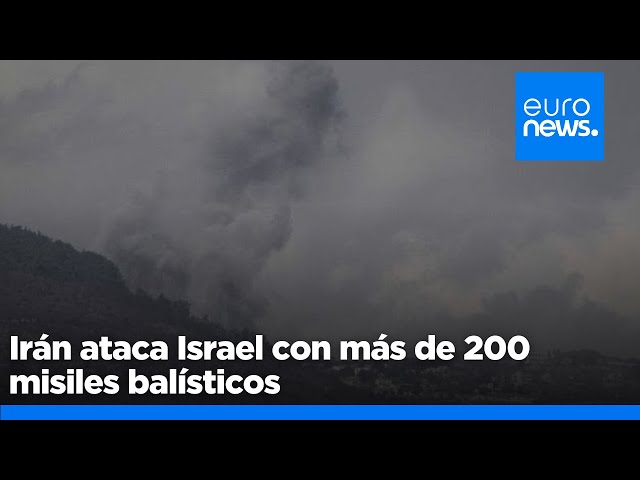 ⁣Irán ataca Israel con más de 200 misiles balísticos a pesar de la advertencia de EE.UU.