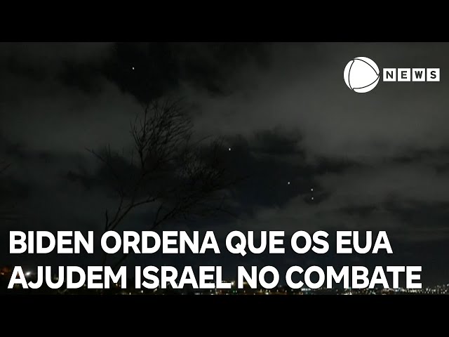 ⁣Joe Biden ordena que exército dos EUA ajude Israel e derrube os mísseis do Irã