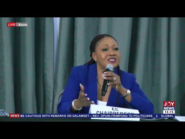 ⁣IPAC Meeting: The Electoral Commission has nothing to hide - Jean Mensa. #ElectionHQ