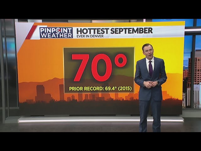 ⁣Denver experiences the hottest September ever on record