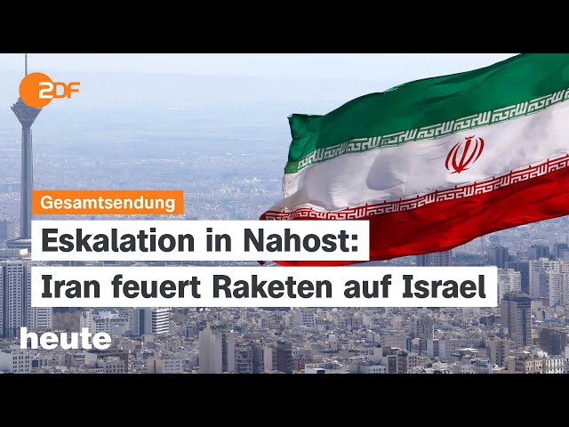 ⁣heute 19:00 Uhr vom 01.10.2024 Iran startet Angriff auf Israel, BKA-Gesetz teils verfassungswidrig