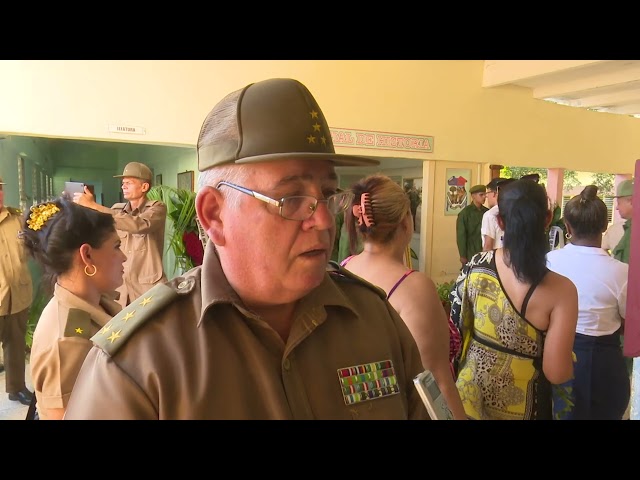 ⁣Rinden póstumo homenaje en #LasTunas al General de Cuerpo de Ejército Ramón Espinosa Martín