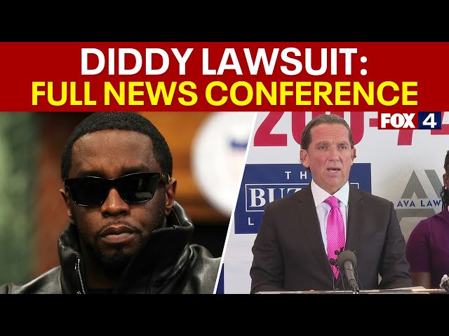 ⁣Diddy lawsuit: 100 alleged victims file suit | FULL NEWS CONFERENCE