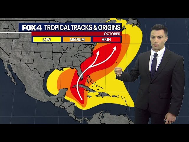 ⁣Tropical tracker: Storms expected in October