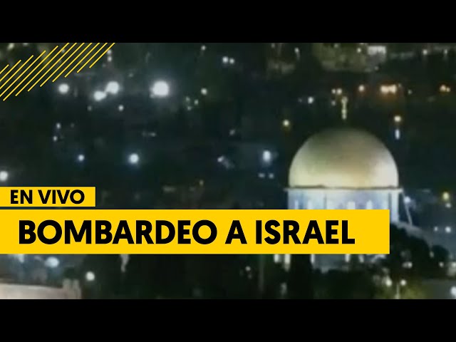 ⁣EN VIVO: Vista aérea desde Tel Aviv, en Israel, tras intenso bombardeo de Irán