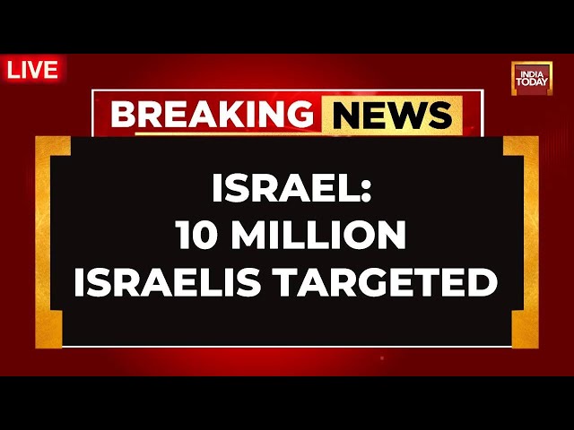 ⁣Iran Vs Israel Live War News: Iran Fires 400 Missiles Into Israel In Retaliation  | Israel Live NEWS