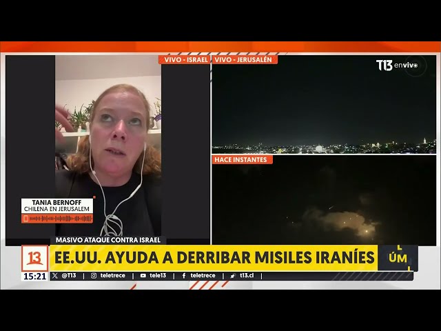 ⁣"No sonaron las alarmas" Chilena en Jerusalen indica las diferencias de bombardeos