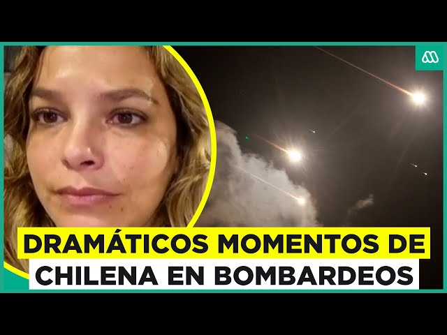 ⁣"Escuchamos las explosiones": Los dramáticos momentos que vive chilena en Israel