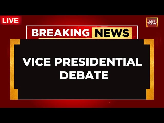 ⁣US Vice Presidential Debate Live News | US Election News | Democrat vs Republican