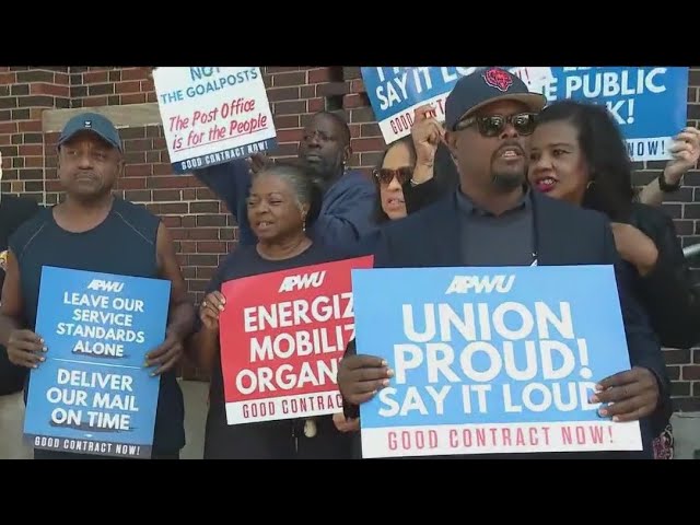 ⁣'We don't do bullets': Postal workers demand more protection