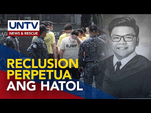 ⁣10 fratmen na sangkot sa pagpatay sa UST student na si Atio Castillo, hinatulang guilty sa hazing