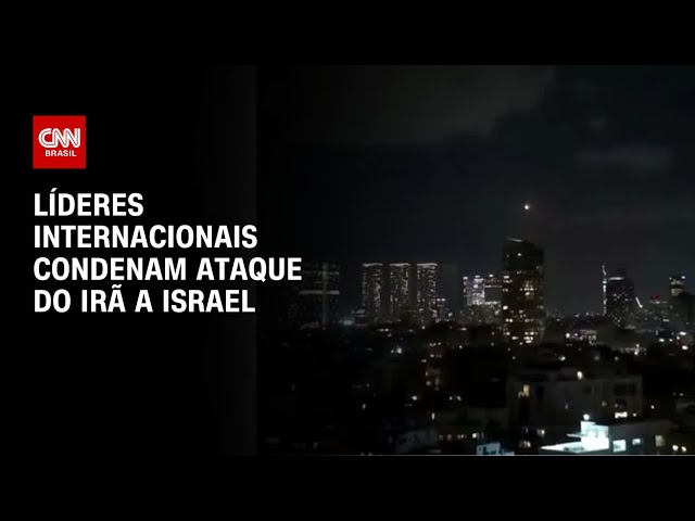 ⁣Líderes internacionais condenam ataque do Irã a Israel | CNN ARENA