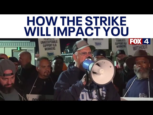 ⁣Port Strike: How dock workers striking could affect North Texas