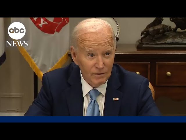 ⁣Biden says Iranian missile attack on Israel was 'defeated and ineffective'