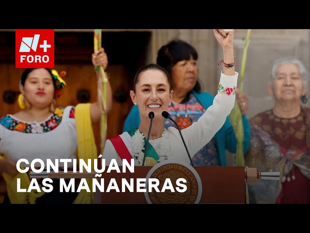 Claudia Sheinbaum confirma que a partir de este miércoles continúan 'Las Mañaneras' - Las 