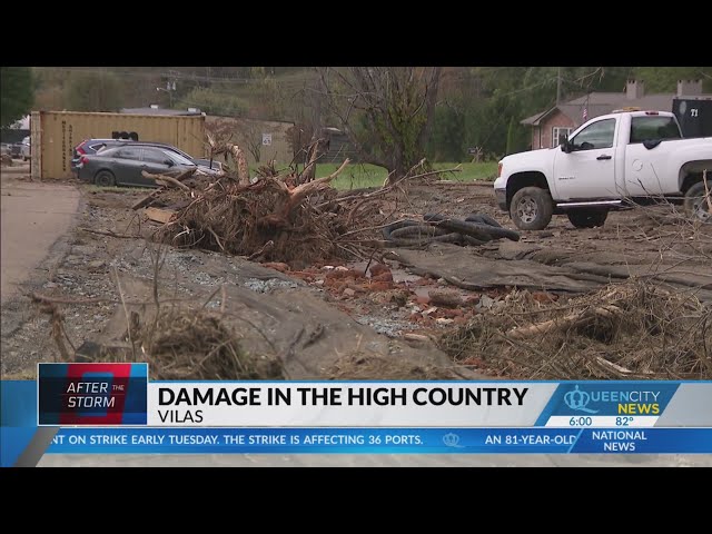 ⁣Mudslides from Helene leave devastation in Watauga County