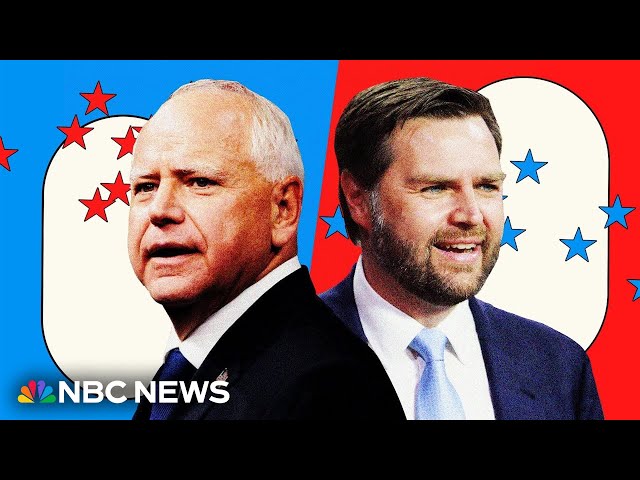 ⁣LIVE: Vance, Walz face off in 2024 Vice Presidential Debate, Hosted by CBS News | NBC News NOW