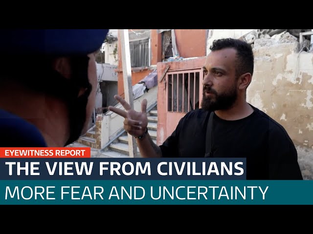 ⁣'Children, my wife, my cousin... All dead': Near the front line in southern Lebanon | ITV 