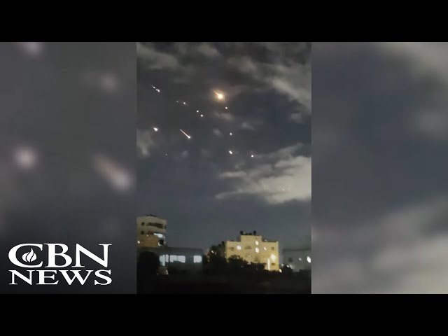 ⁣Iron Dome in Action: Israel Intercepts Ballistic Missiles from Iran