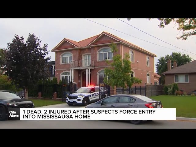 ⁣1 dead, 2 injured after shooting in Mississauga home