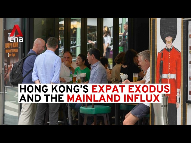 ⁣Hong Kong's expat exodus - and the influx of mainland Chinese