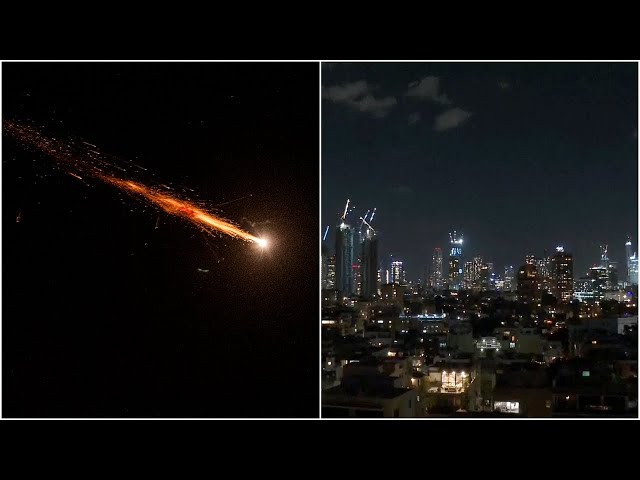 ⁣Israel under missile attack: Sirens blare as explosions rock Tel Aviv