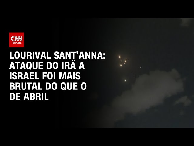 ⁣Lourival Sant’Anna: Ataque do Irã a Israel foi mais brutal do que o de abril| CNN Prime Time