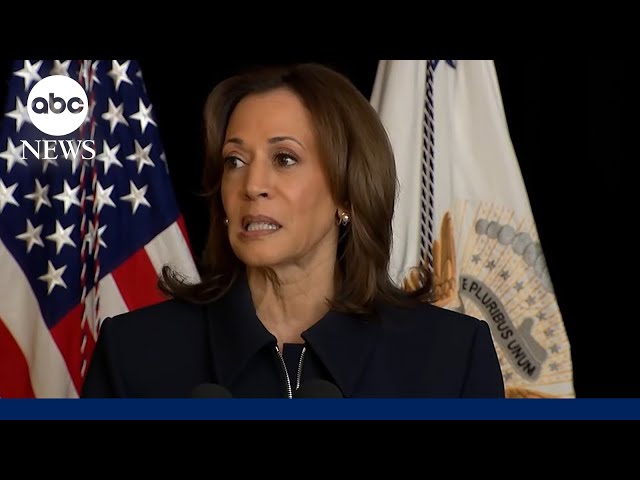 ⁣LIVE: VP Kamala Harris delivers remarks after Iran launches missile strikes on Israel