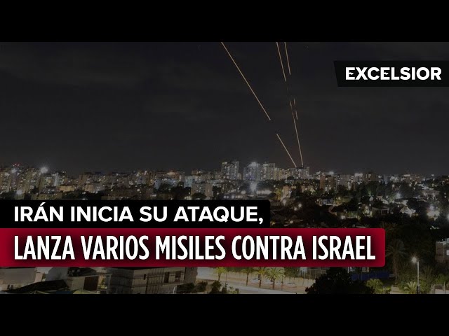 ⁣Ataque con misiles de Irán a Israel