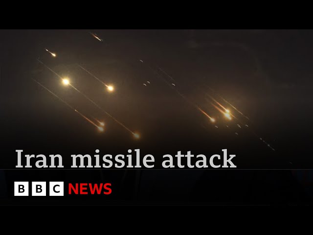 ⁣Iran threatens new “crushing attack” on Israel after launching more than 180 missiles  | BBC News