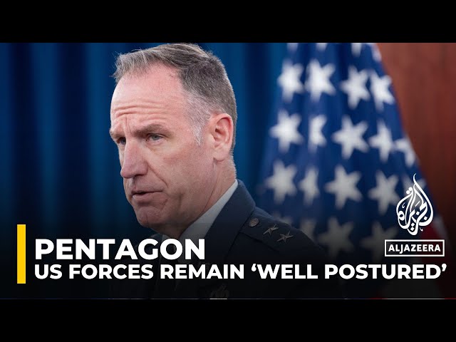 ⁣Pentagon says US forces remain ‘well postured’ in Middle East