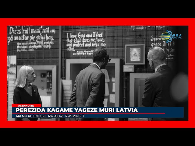 ⁣Perezida Kagame yatangiye uruzinduko muri Latvia