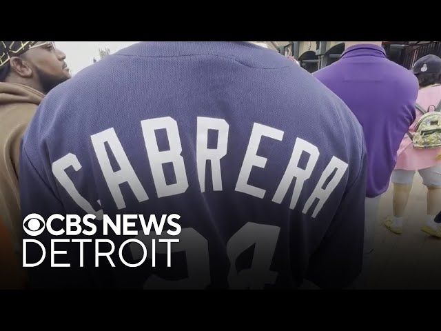 ⁣Detroit Tigers fans head to Comerica Park for AL Wild Card series watch party