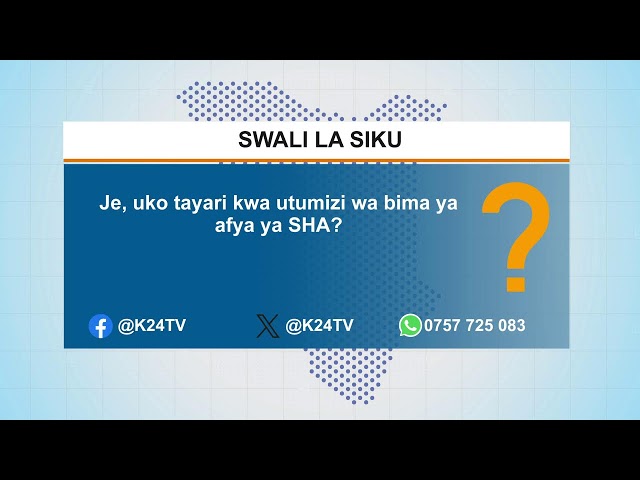 ⁣K24 TV LIVE| Habari kutoka kote nchini kwenye #K24Mchipuko