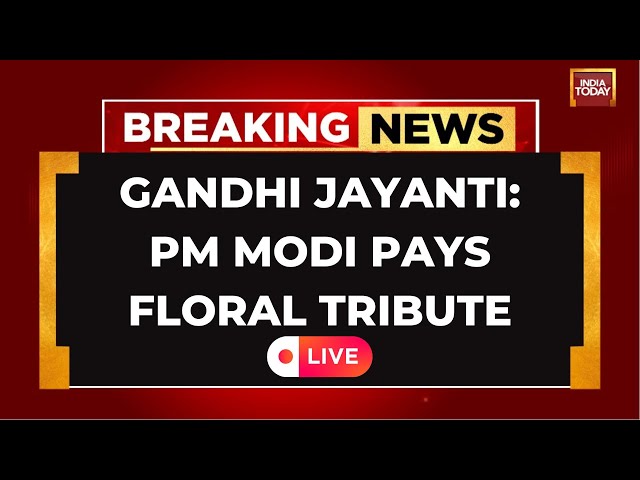 ⁣Gandhi Jayanti 2024 LIVE | PM Modi Pays Tribute To Mahatma Gandhi At Rajghat | India Today Live