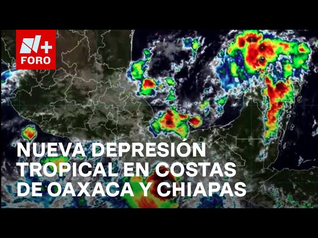 Se forma la depresión tropical 11-E frente a costas de Oaxaca y Chiapas - Las Noticias