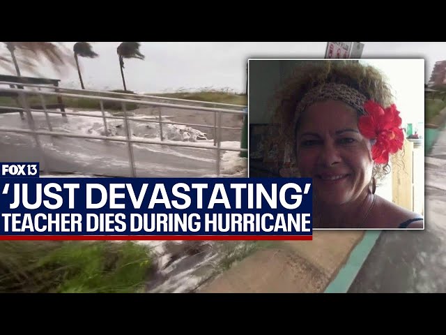 ⁣Florida teacher dies during Hurricane Helene