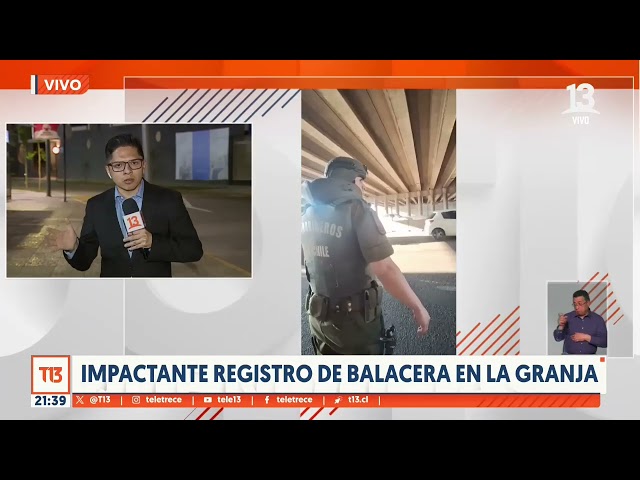 ⁣Se trataría de una "venganza": Impactante registro de balacera en La Granja