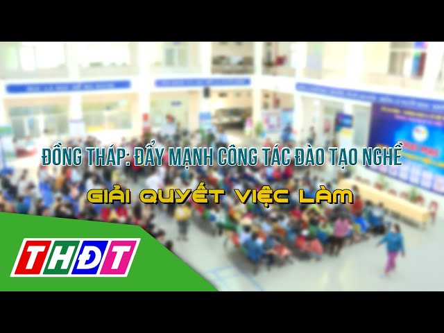 ⁣Đồng Tháp: Đẩy mạnh công tác đào tạo nghề giải quyết việc làm | Lao động Việc làm - 1/10/2024 | THDT