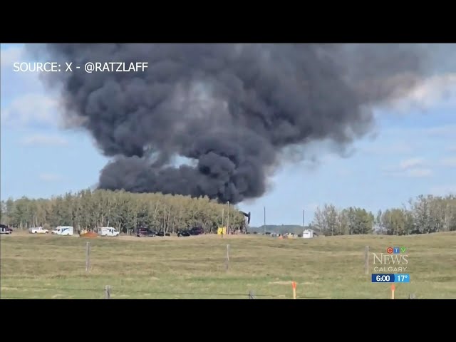 ⁣Gas well explosion in Alberta sends five to hospital